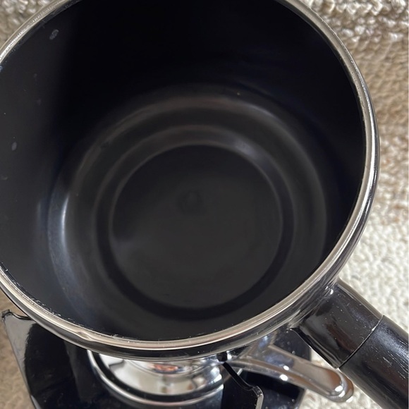 Fondue pot set Black enamel - Picture 5 of 7